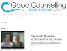 Tablet Screenshot of goodcounselling.com.au
